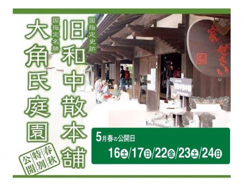 旧和中散本舗　春の特別公開