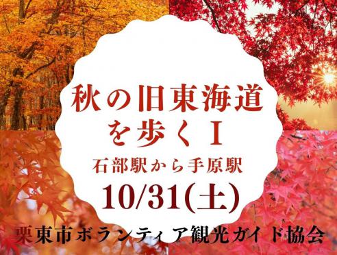 「秋の旧東海道を歩くⅠ」栗東市ボランティア観光ガイド協会